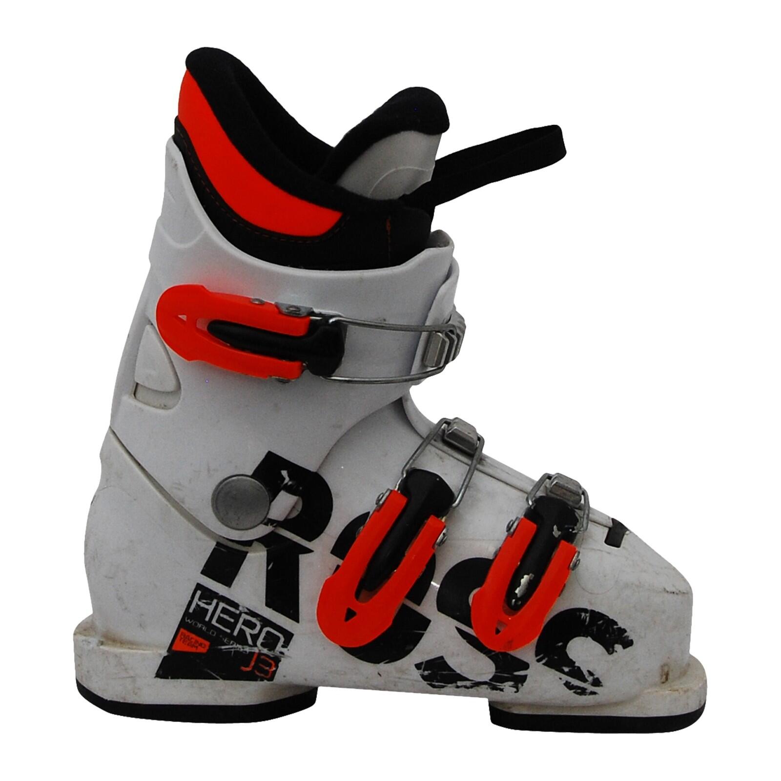 RECONDITIONNE - Chaussure De Ski Junior Rossignol Hero J3_3 Crochets 1/4