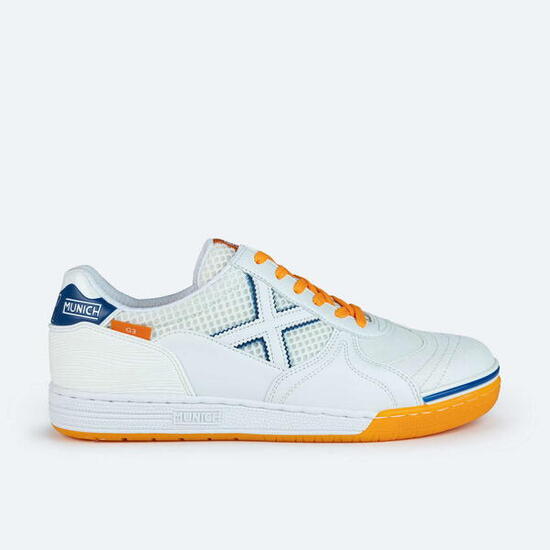 Zapatilla de fútbol sala MUNICH G3 indoor blanco