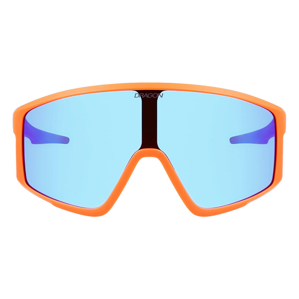 AMPED Lunettes de soleil unisexes - Matte Flame/Lumalens Blue Ionized 2/4