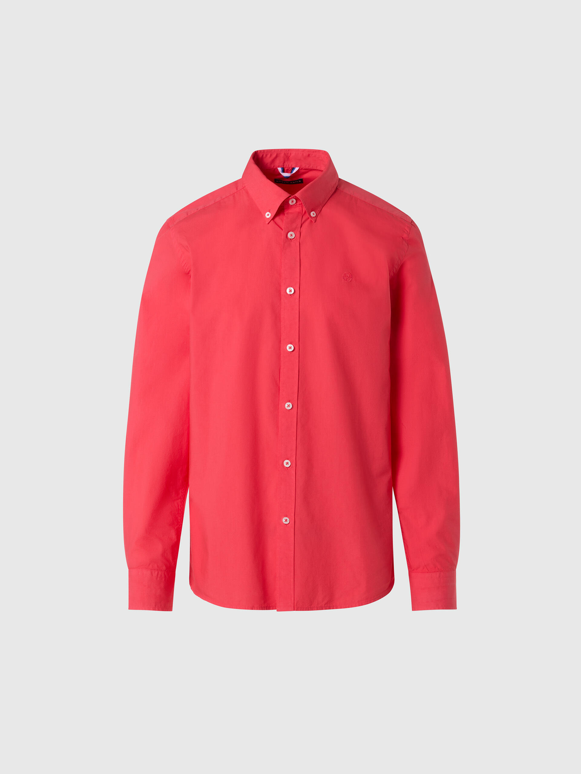 Camisa de popelina con botones corozo para hombre 3/3