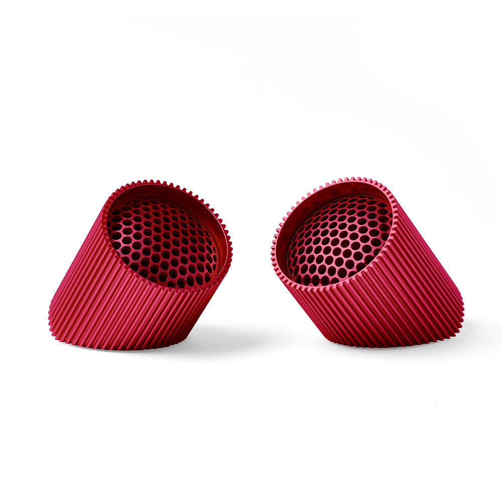 Lexon Ray Set of Magnetic Bluetooth Speakers - Red