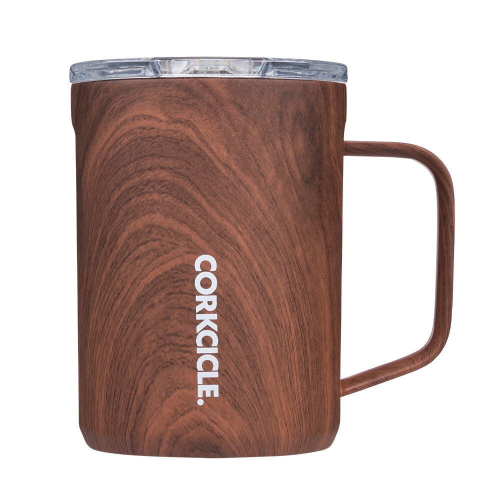 Corkcicle Mug - Walnut Wood