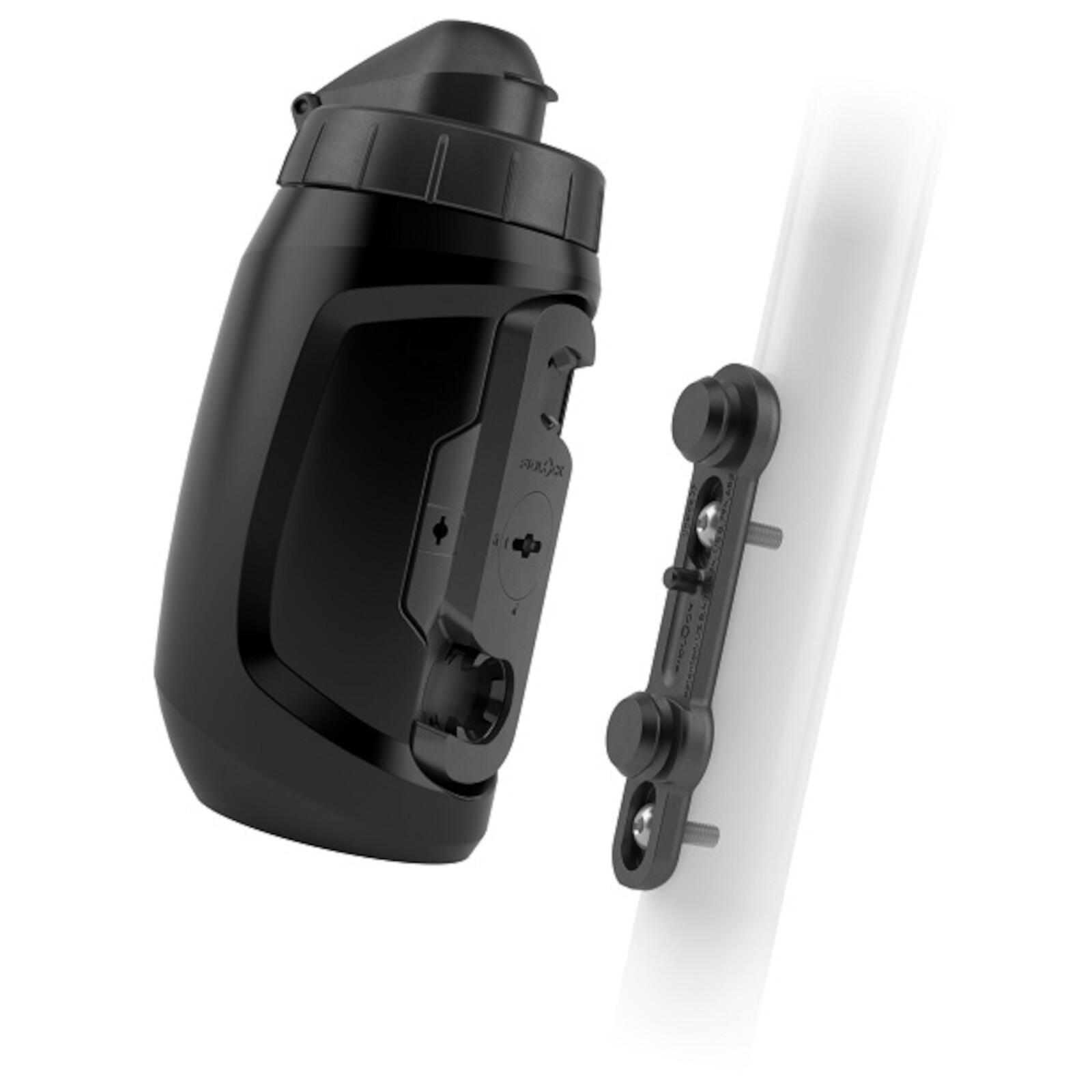 TWIST bottle 450 + bike base Solid Black 2/5