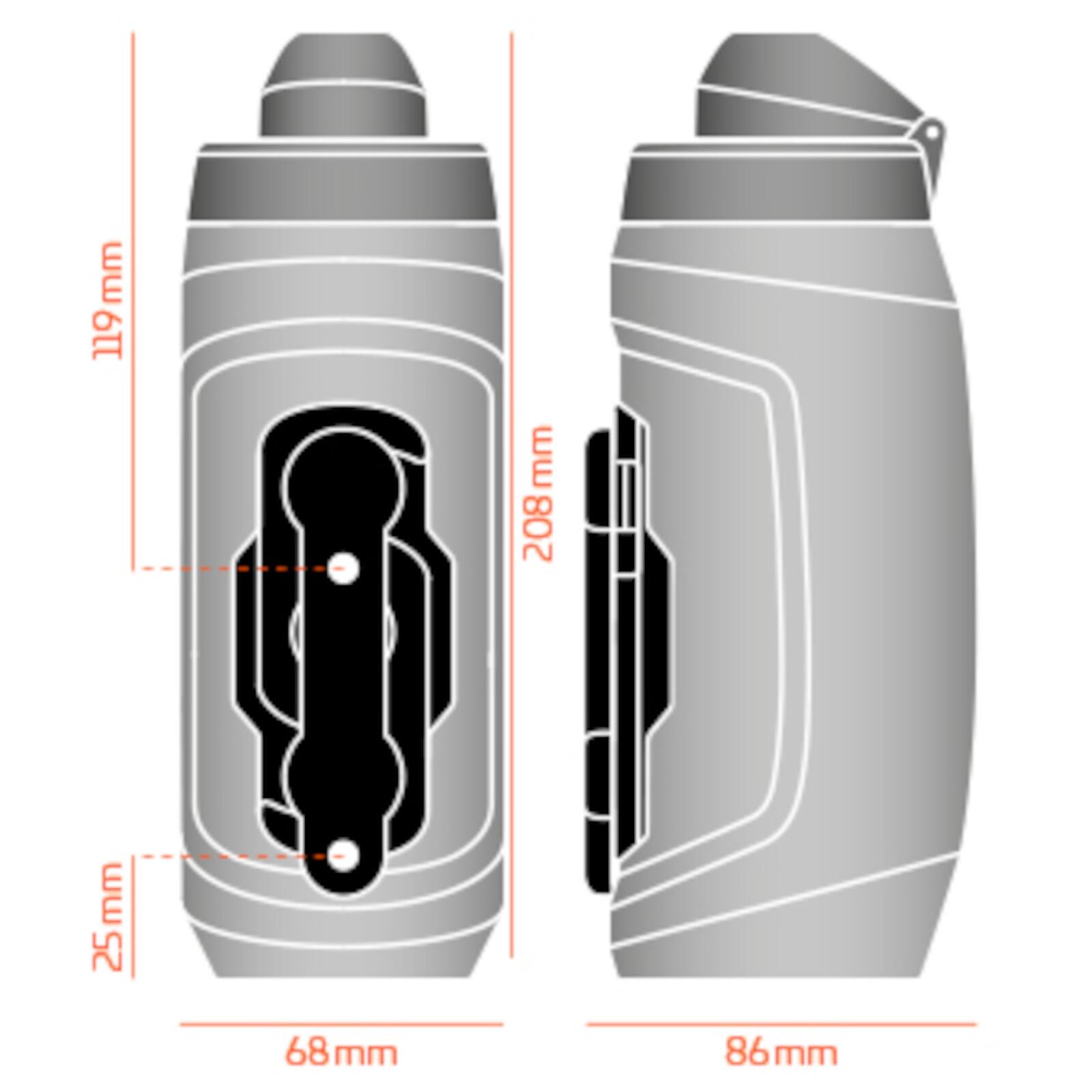 TWIST bottle 590 + bike base Solid Black 4/7