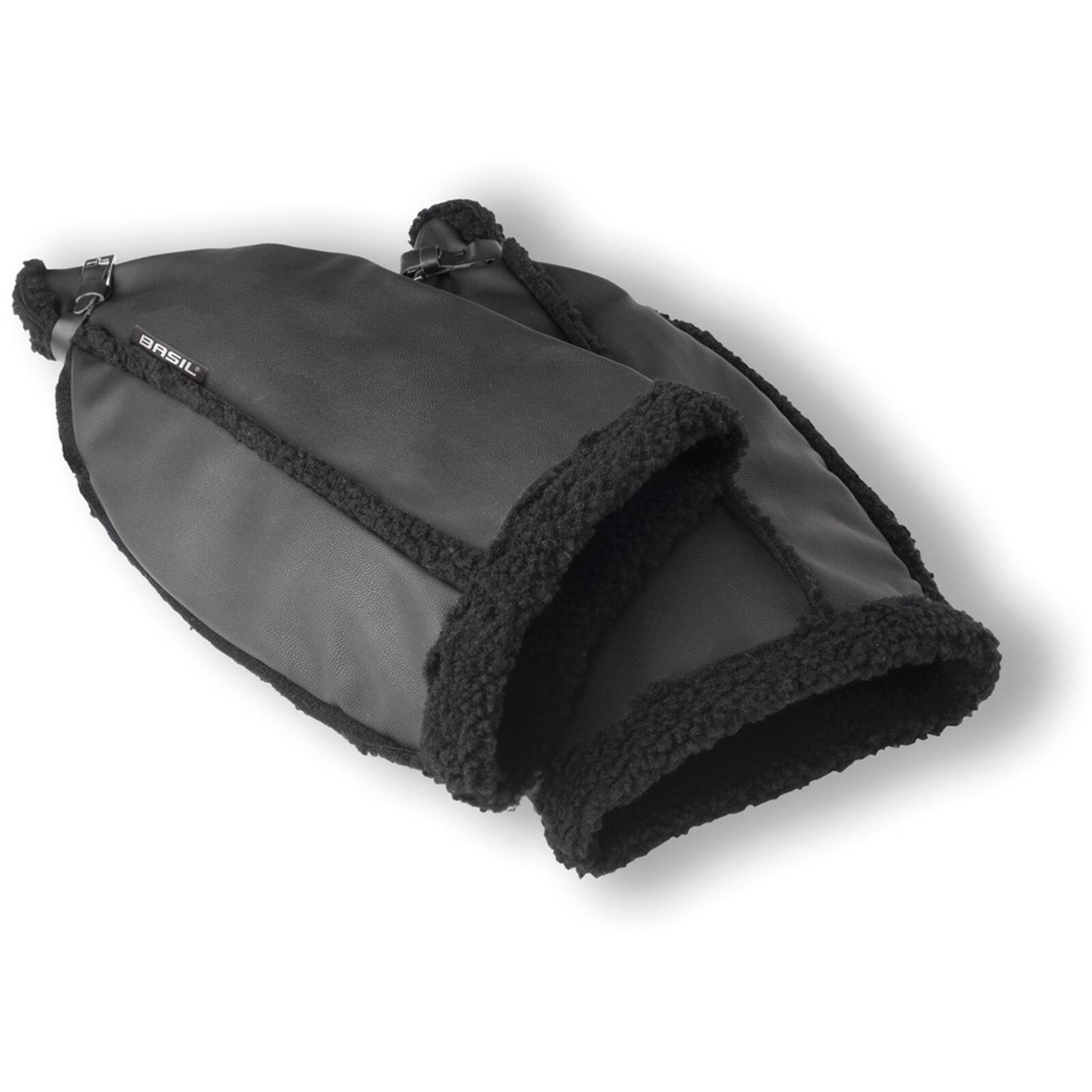 Chauffe-mains Basil Noir Élégants pour Cyclistes 1/1