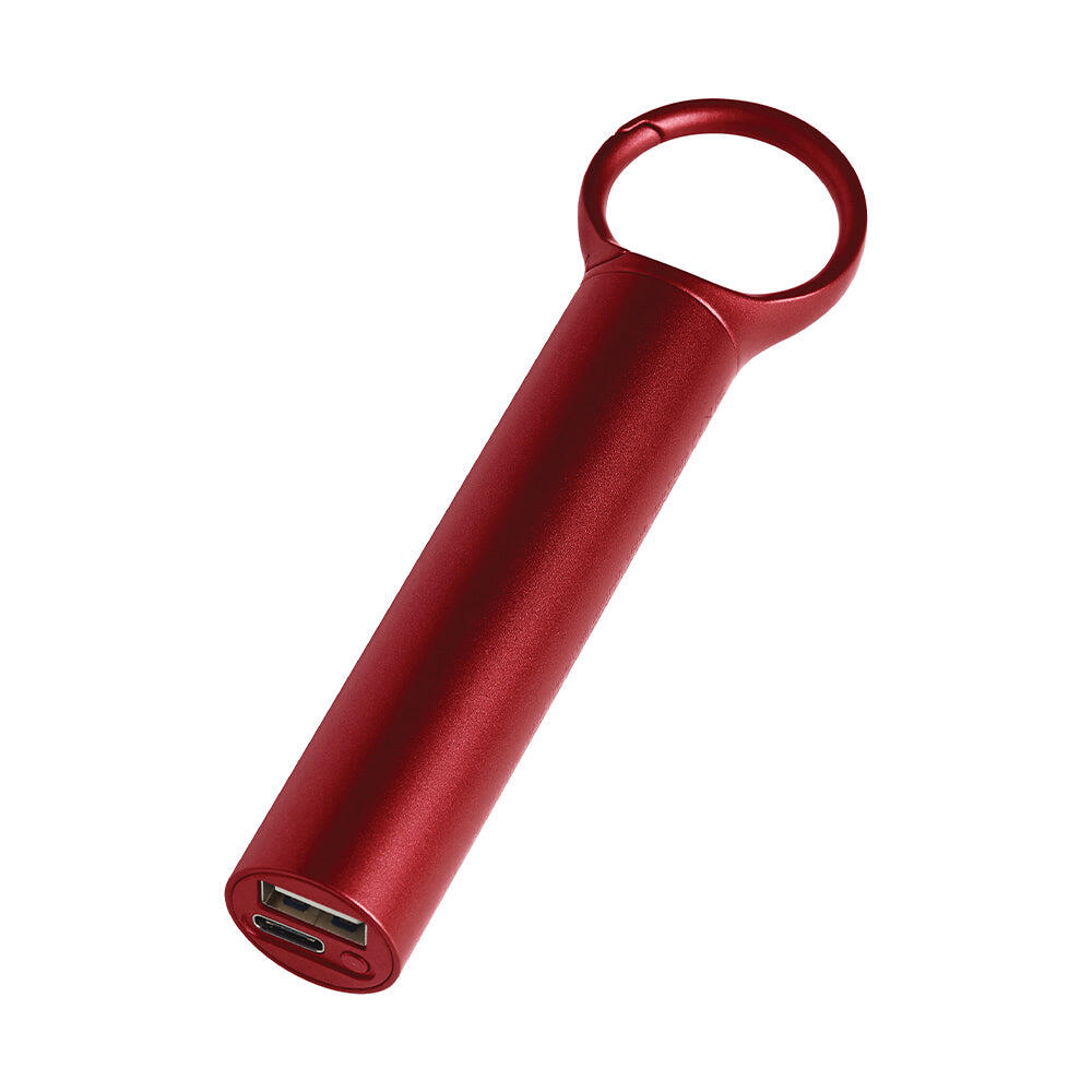 Lexon Nomaday 3000 mAh Power Bank with Clip - Red