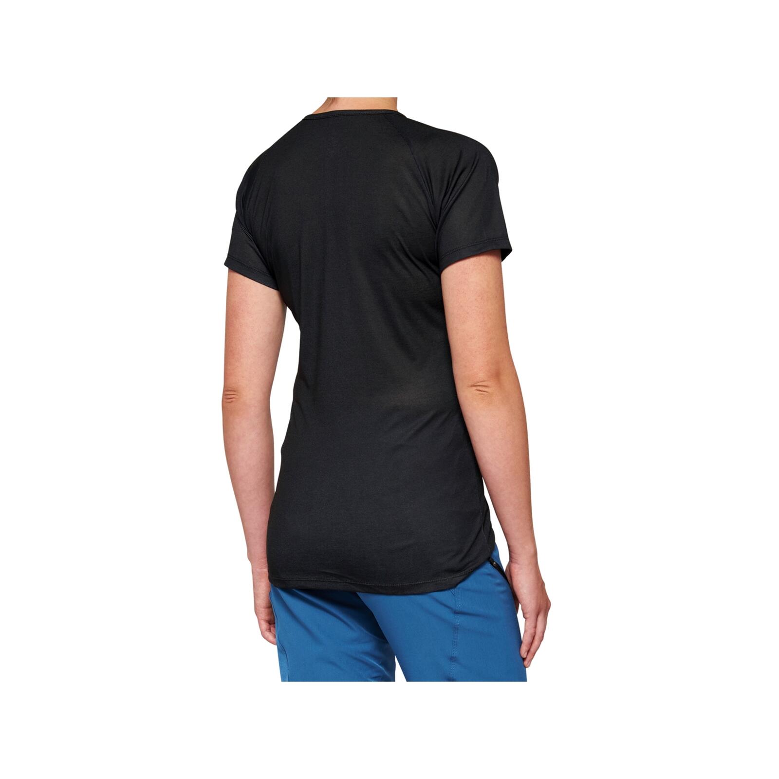 100% Airmatic Womens Short Sleeve Jersey black L 2/2
