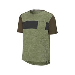 Flow X Maillot à manches courtes - Olive-Dark Olive