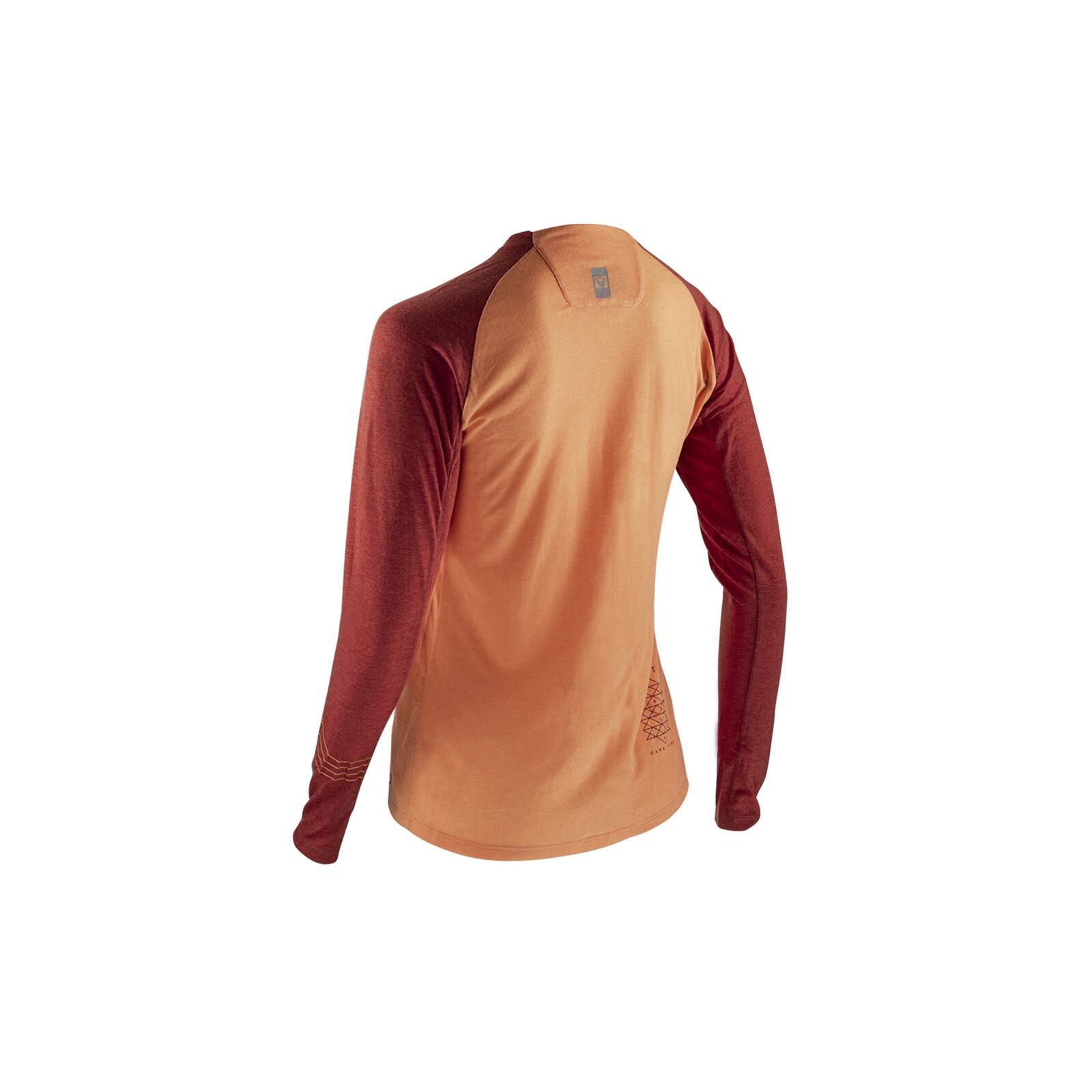 Camiseta de ciclismo para mujer MTB 3.0 Gravity naranja 2/8