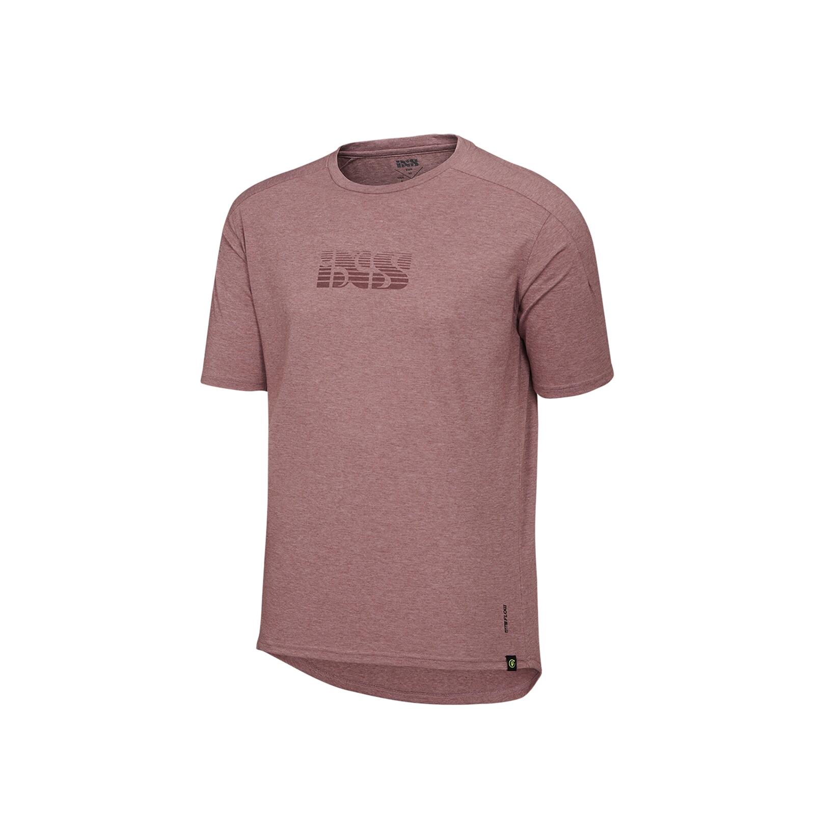 Ixs - Tee Flow Fade Tech - Taupe - Maillot Manches Longues - Rouge - 52 2xl - Decathlon