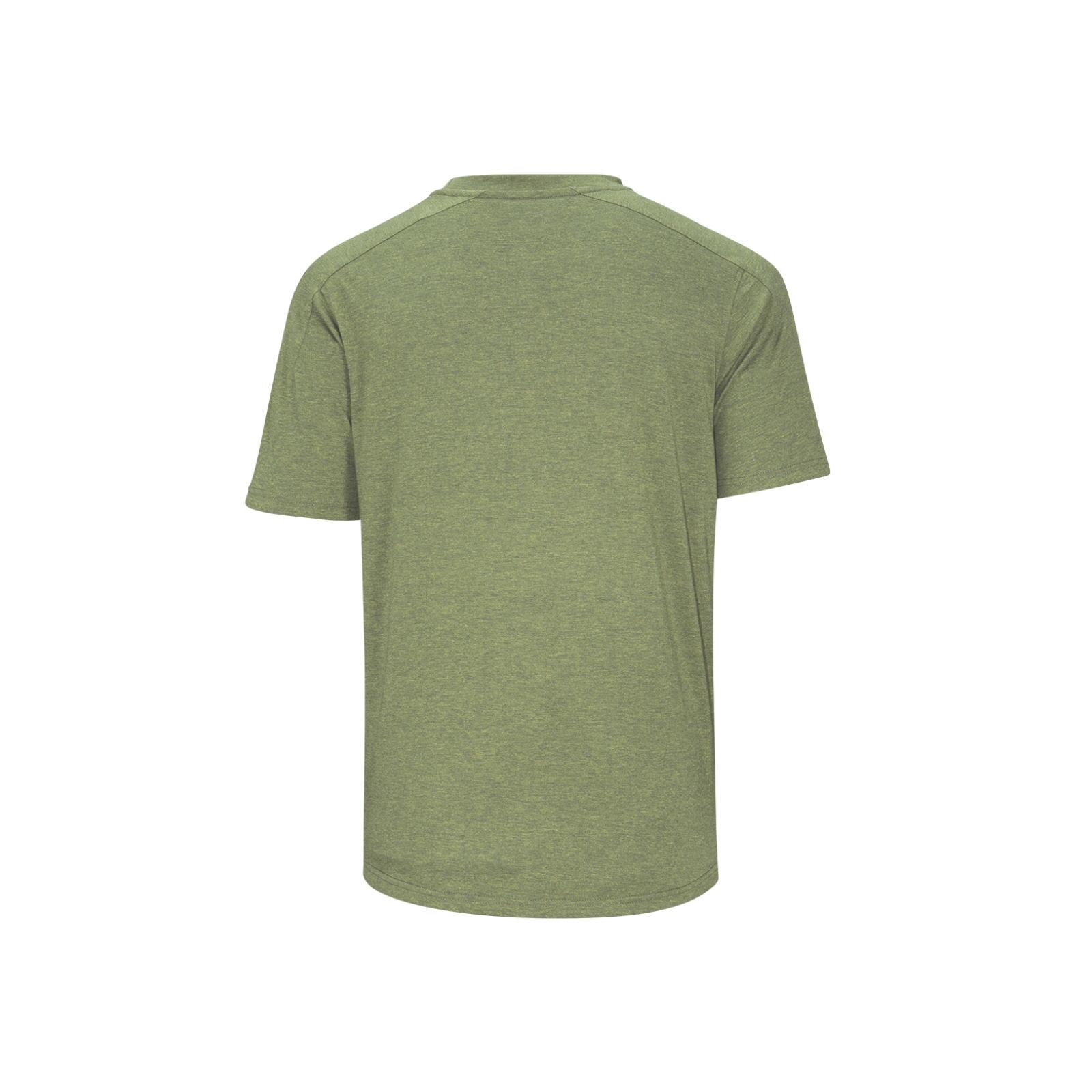 Flow Tech Tee Olive a specchio 3/4