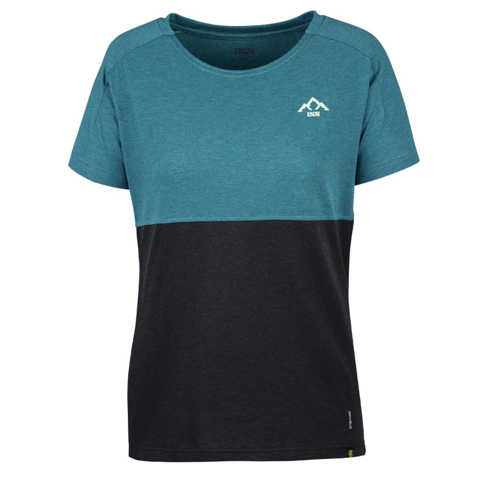 Flow Women Tech Tee Mountain everglade-noir 2/4