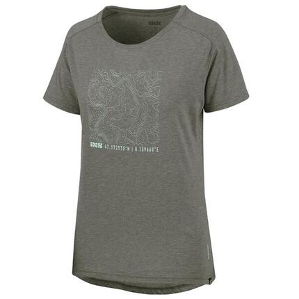 Flow Kids Tech Tee Contour Girls graphite