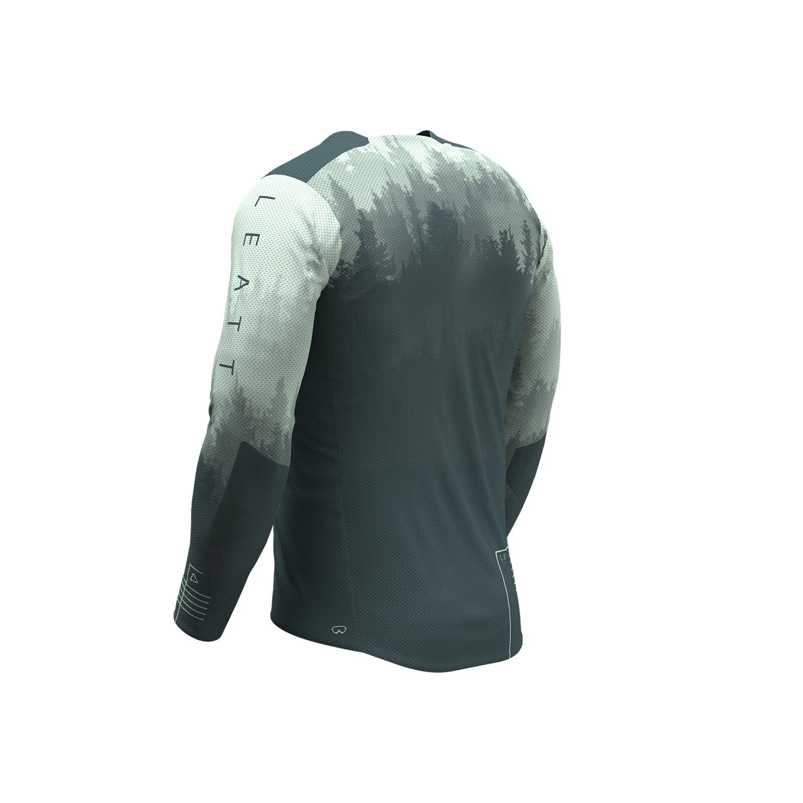 Maillot de cyclisme VTT homme Gravity 4.0 vert 3/4
