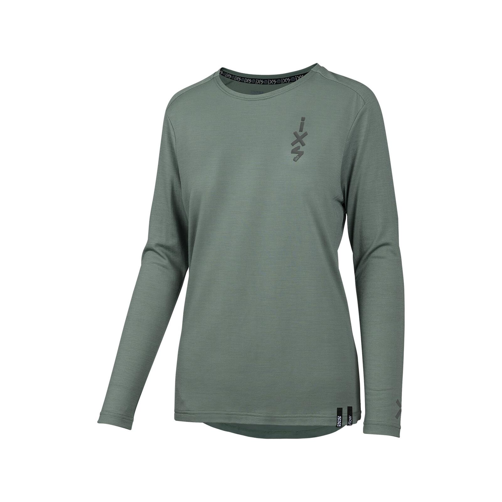 IXS iXS Women's Flow Merino long sleeve jersey Sage 40