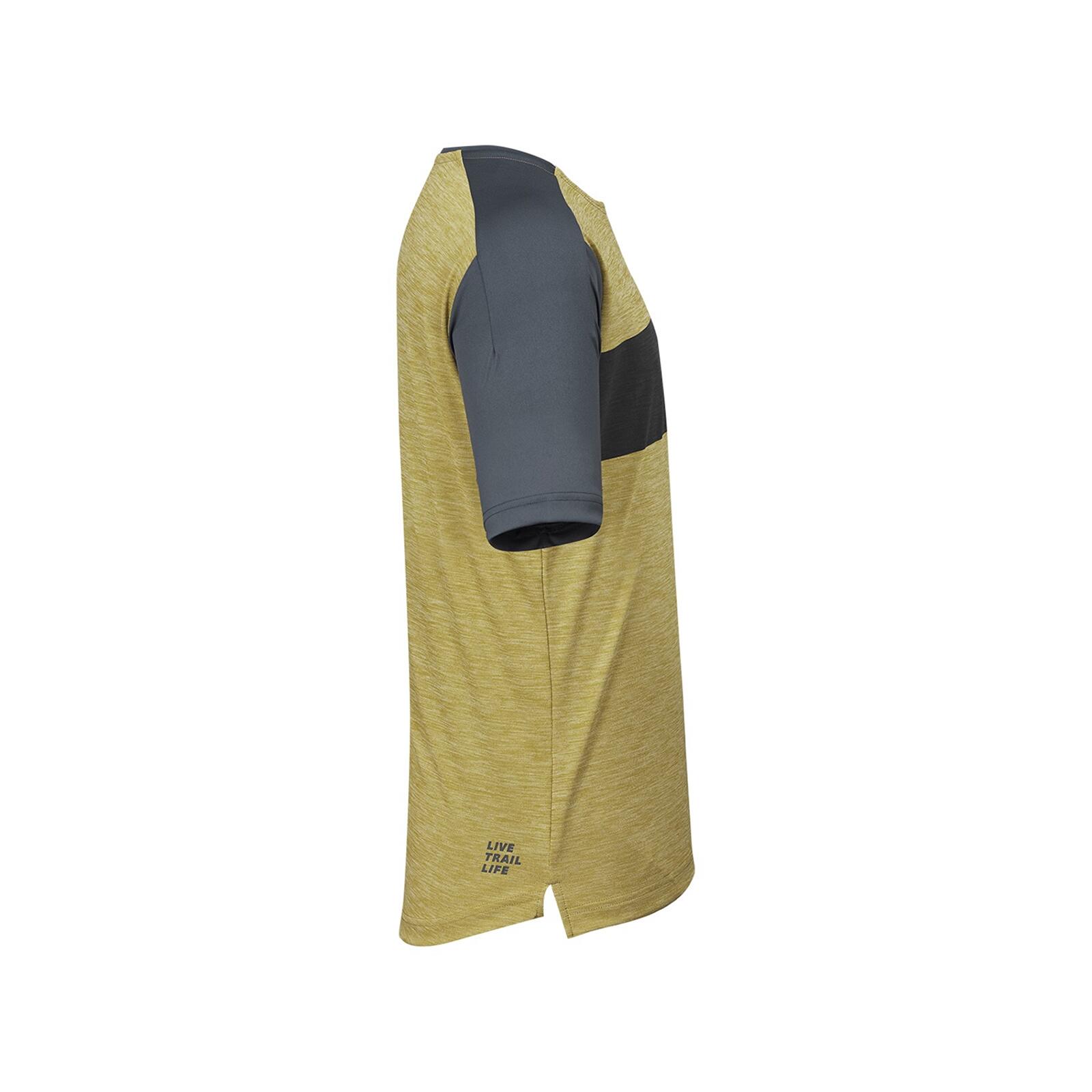 iXS Flow X Short Sleeve Jersey Acacia / Charcoal XS 3/3