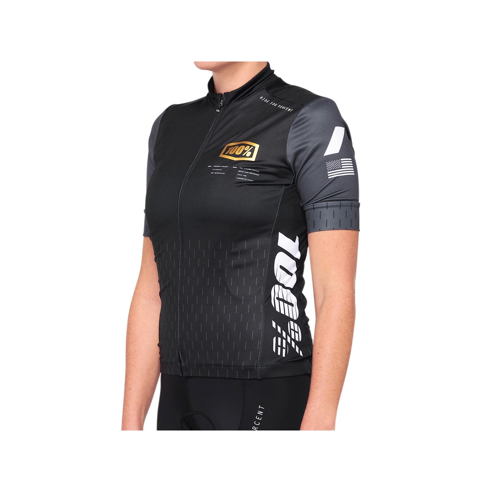 Exceeda Womens Jersey - Noir/Charcoal 1/2