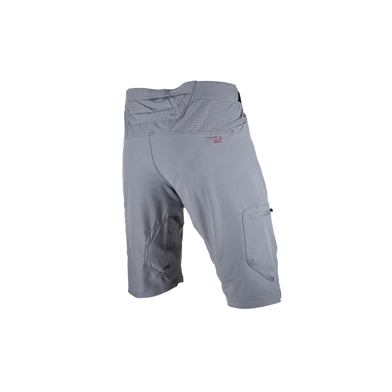 Leatt MTB AllMtn 2.0 Manga curta para crianças Jersey Titanium Grey 2/4