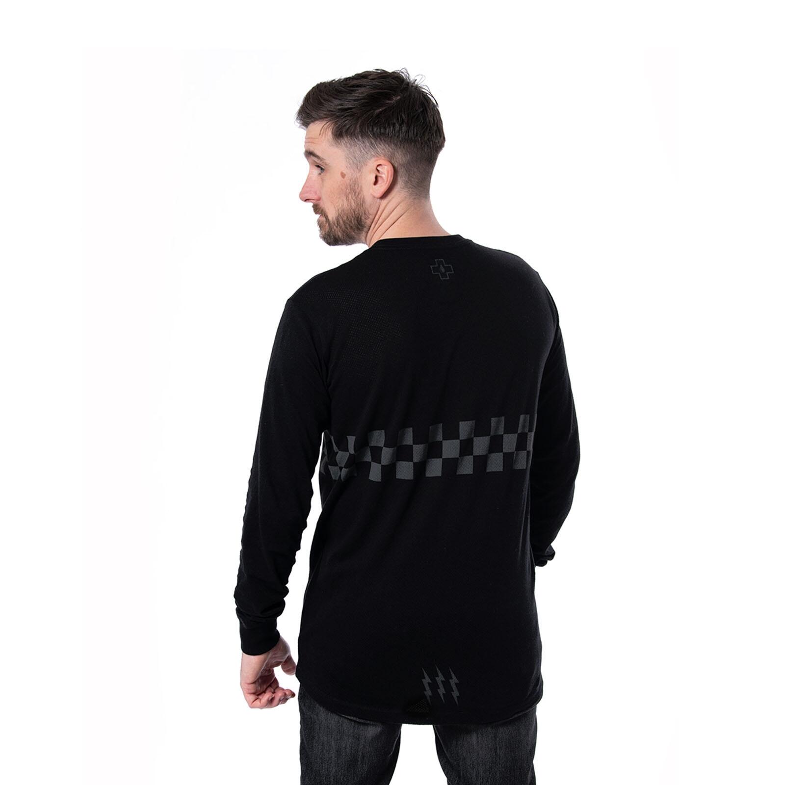 Muc Off Motocross Jersey Long Sleeve Mesh, Schwarz 2/2