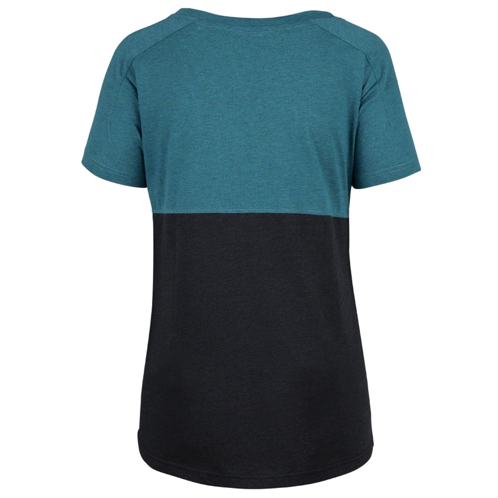 Flow Women Tech Tee Mountain everglade-noir 3/4