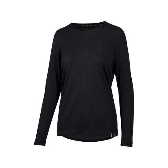 iXS Women's Flow Merino long sleeve jersey black 36