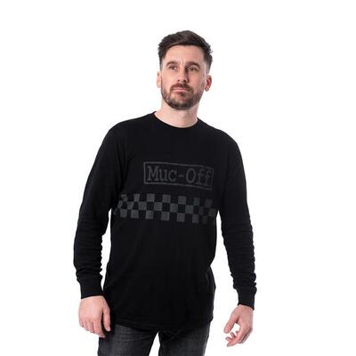 Muc Off Motocross Jersey Long Sleeve Mesh, Schwarz