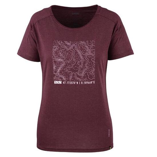 Flow Women Tech Tee Contour raisin