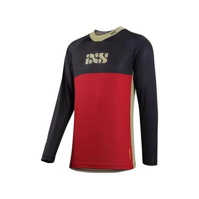 Trigger x lange mouw jersey - rood/zwart