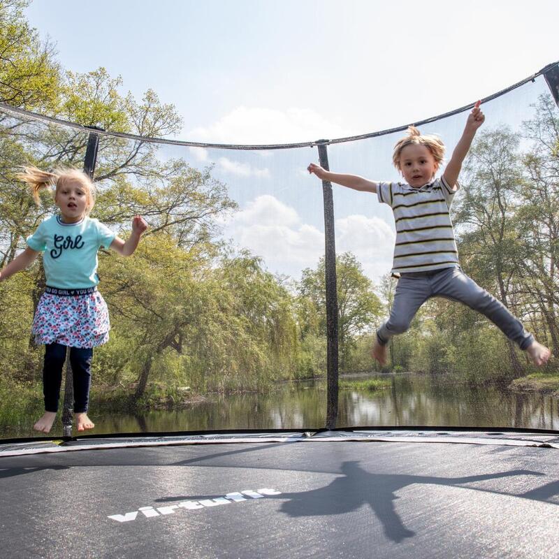 Premium Trampoline met Veiligheidsnet - Rond - 366 cm