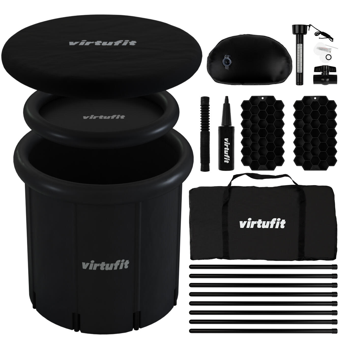 VIRTUFIT Bagno di ghiaccio XXL - 375 Litri