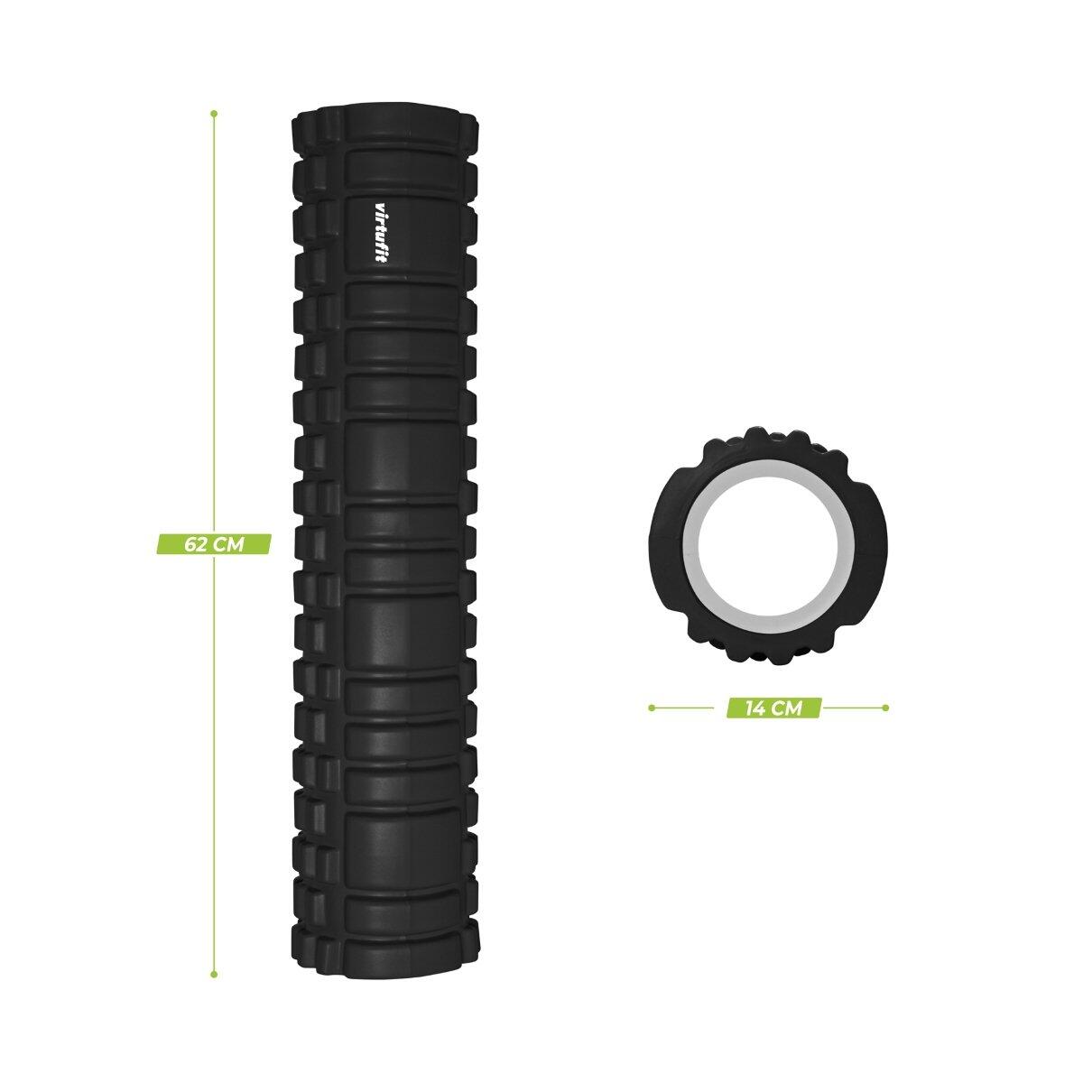 Rullo Assage Grid Foam Roller - 62 cm - Nero 2/7