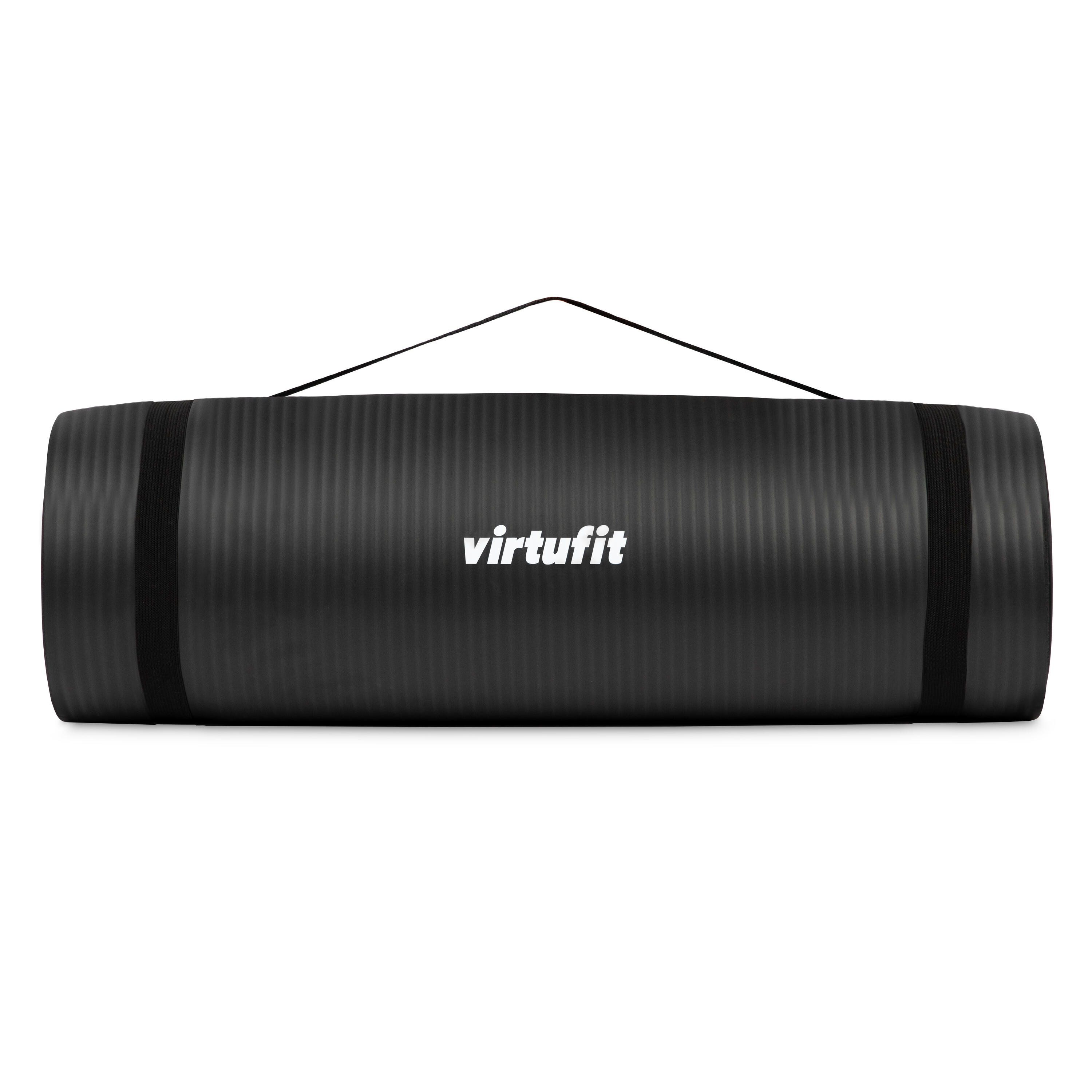PVC Fitnessmat - 180 x 60 x 1,5 cm - Yogamat met Draagkoord 4/6