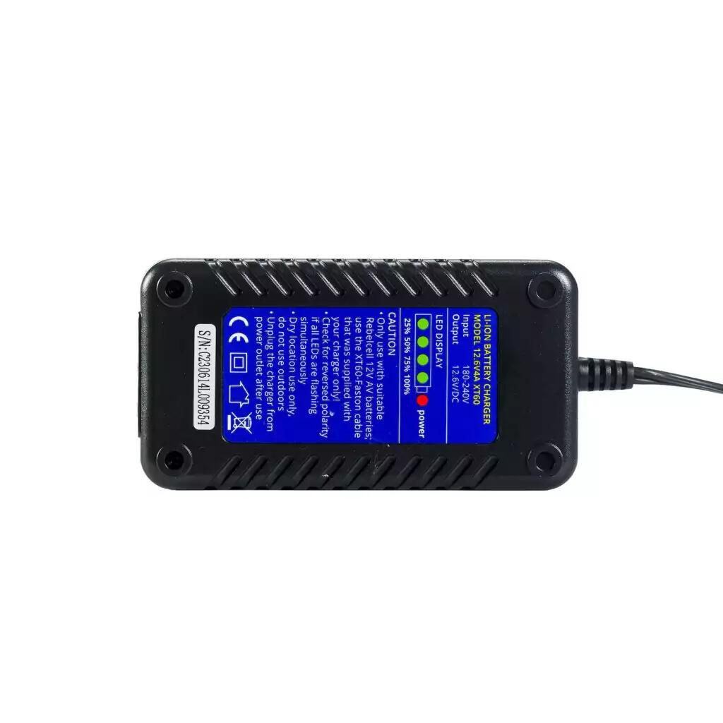 Rebelcell Batterieladegerät 12,6 V 4 A Li-Ionen mit XT60 5/7