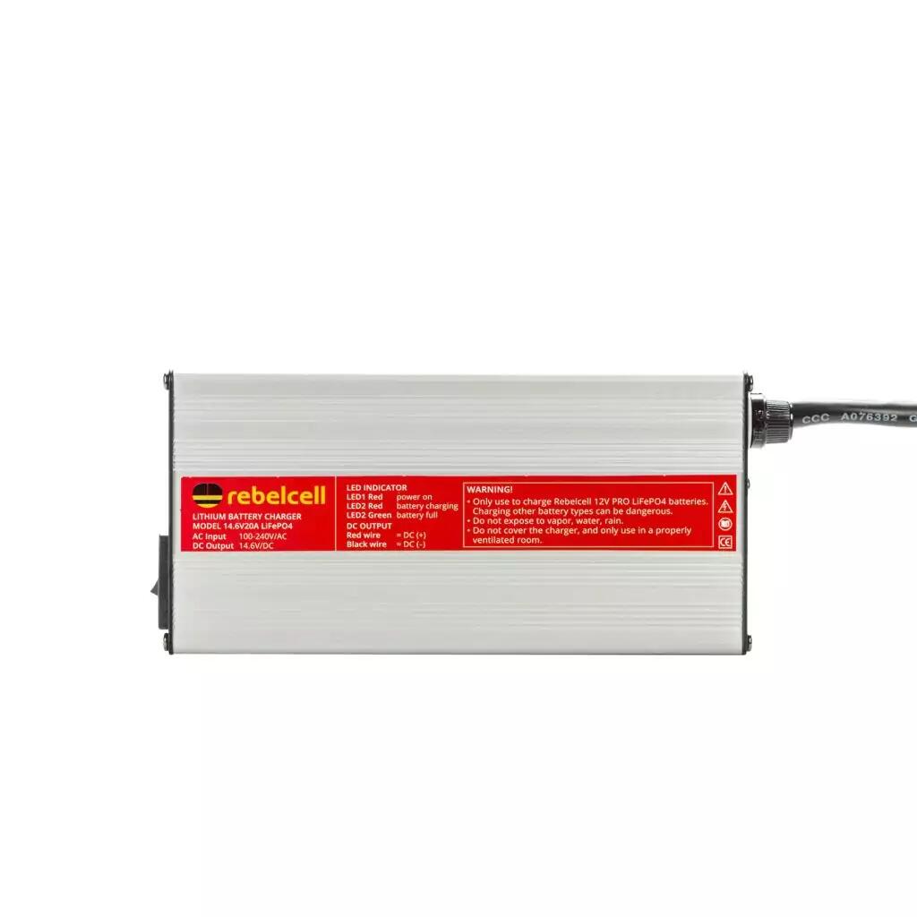 Rebelcell 14.6V20A LiFePO4 acculader 3/7