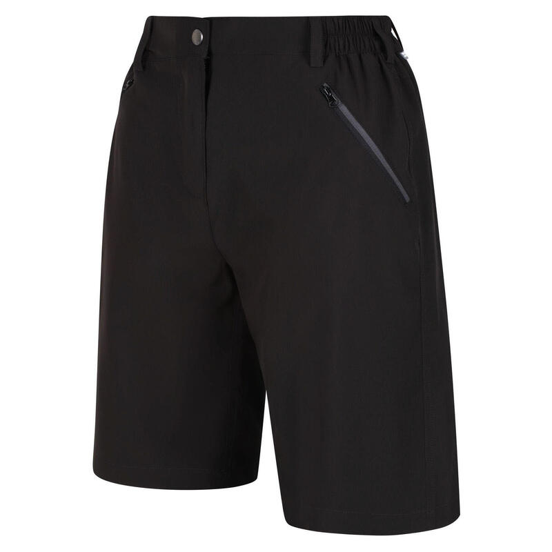 Outdoorshorts Xert Lt Bermuda Wandern/Outdoor/Trekking Damen Black Ohne