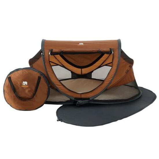 Cuna Niño pequeño Luxe Camping - Incluye colchón autoinflable - Crema