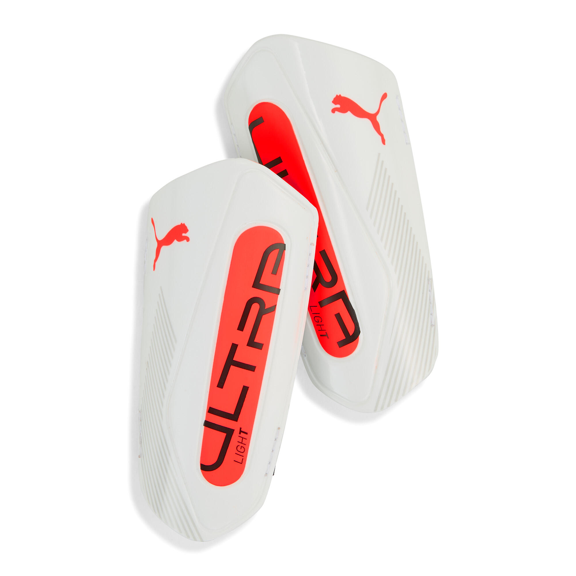 Protègetibias Enfant (Blanc / Orange) 2/4