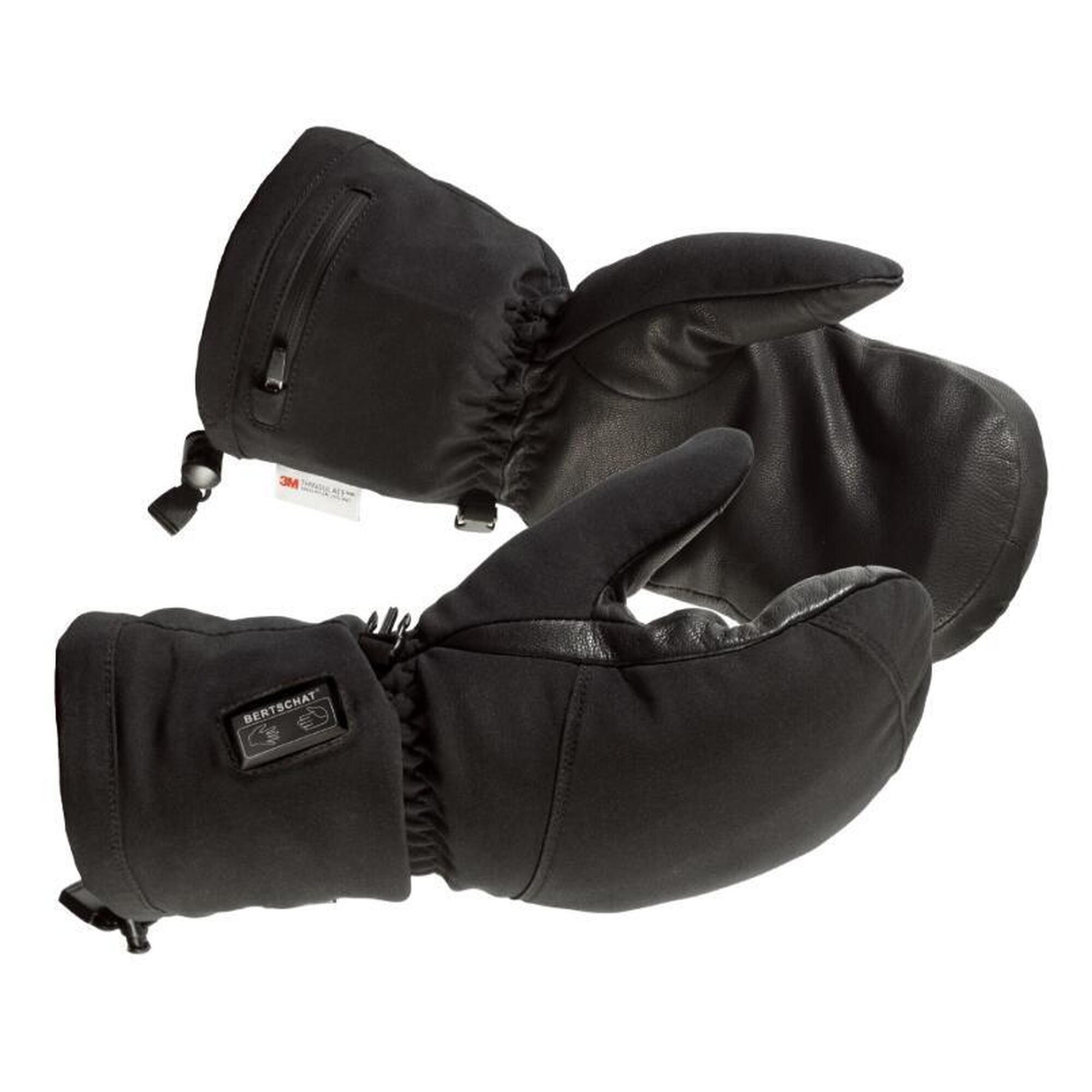 Bertschat - Moufles Chauffantes - Dual-heating | Usb - Moufles - Noir - 42 M/l - Decathlon