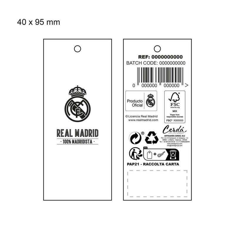 Prosop de Plajă Real Madrid C.F. Negru