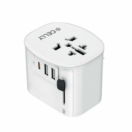 Chargeur mural Celly MULTIPLUG30WWH USB-C