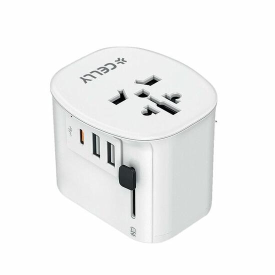 Chargeur mural Celly MULTIPLUG30WWH USB-C