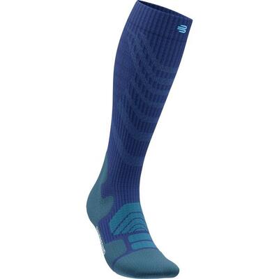 Wandersocken Outdoor Merino Compression Socks Men ocean blue