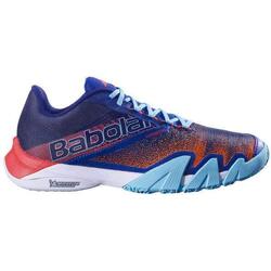 Chaussures Babolat Jet Premura 2 30f22752 4100 Bleu Et Rouge