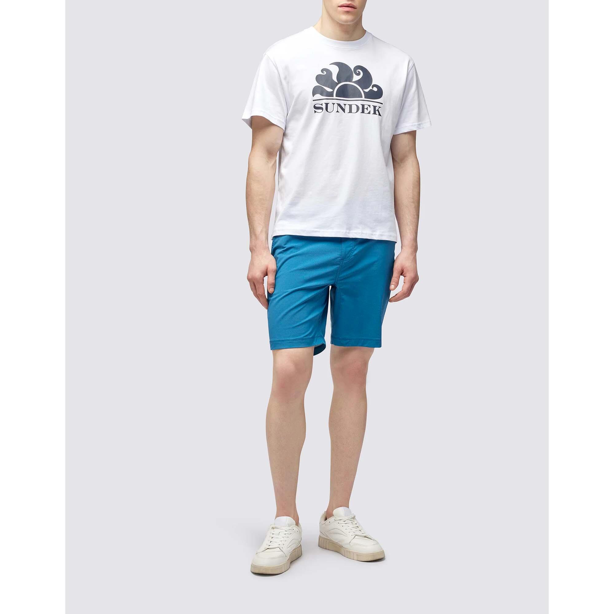 T-Shirt Sundek New Simeon Logo Adulto 3/4