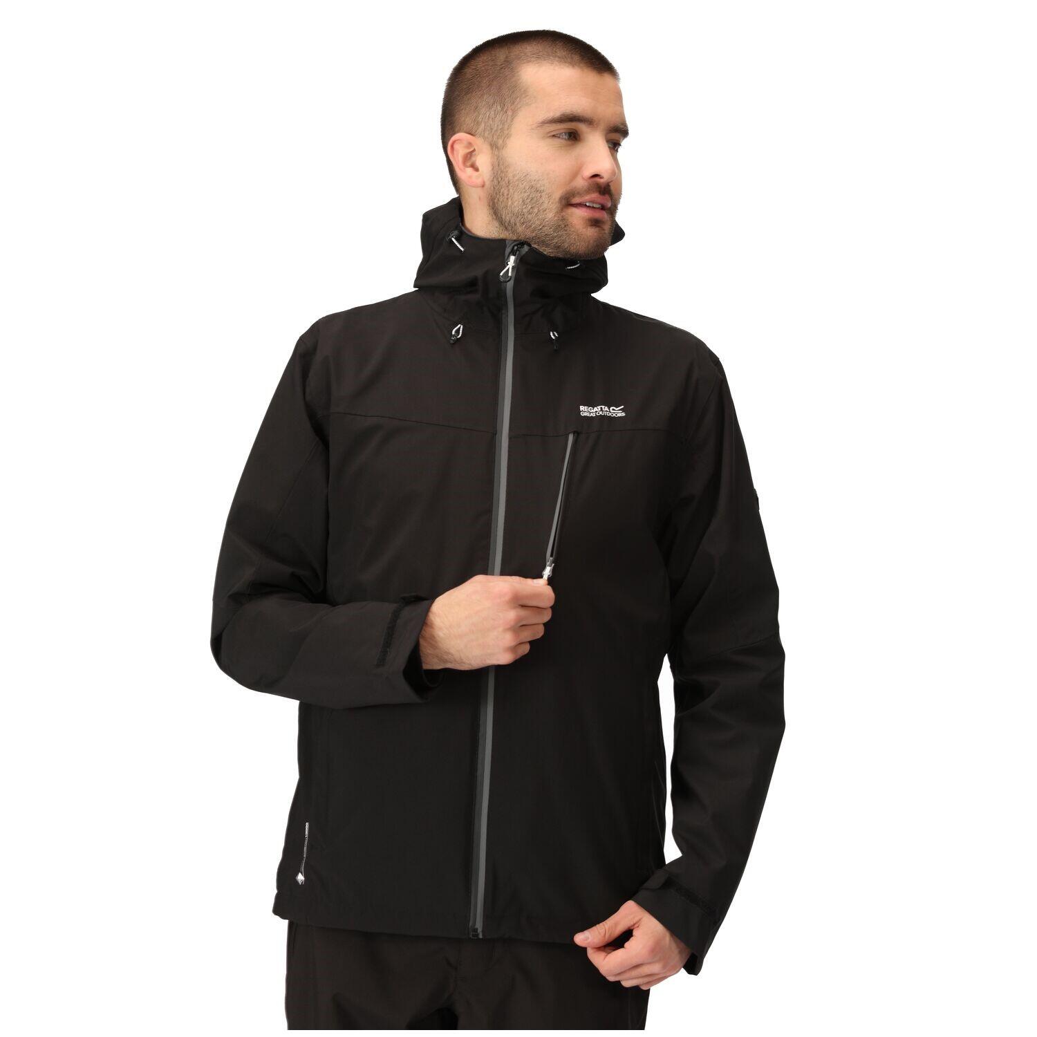 Regatta Birchdale Outdoorjacke Regenjacke Wasserdicht und Winddicht Herren 3/7