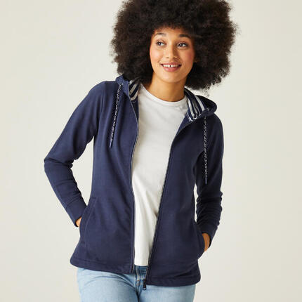 Sweat à capuche de randonnée zippé femme Bayletta