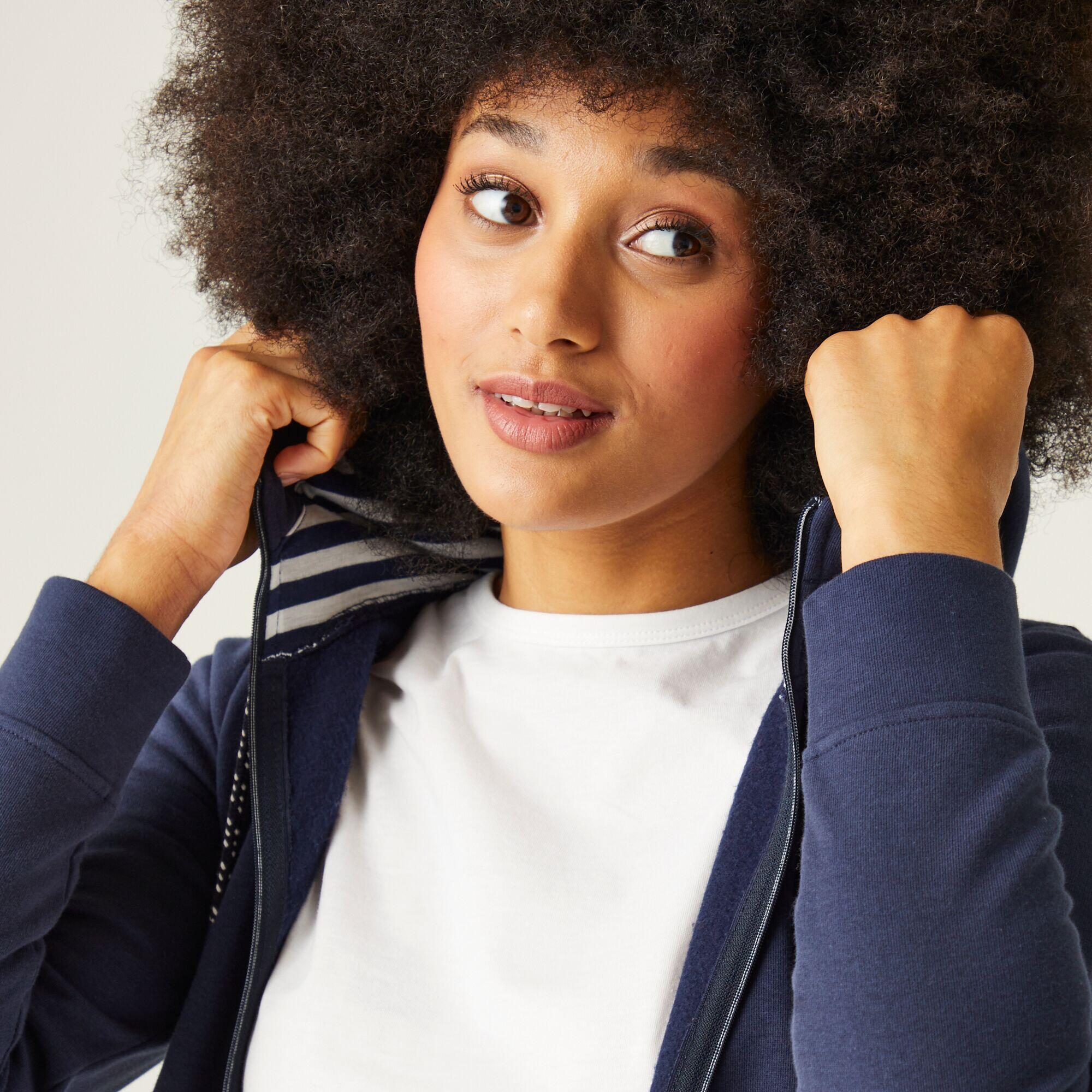 Bayletta Wanderhoodie mit Kapuze und durchgehendem Reißverschluss für Damen 4/5