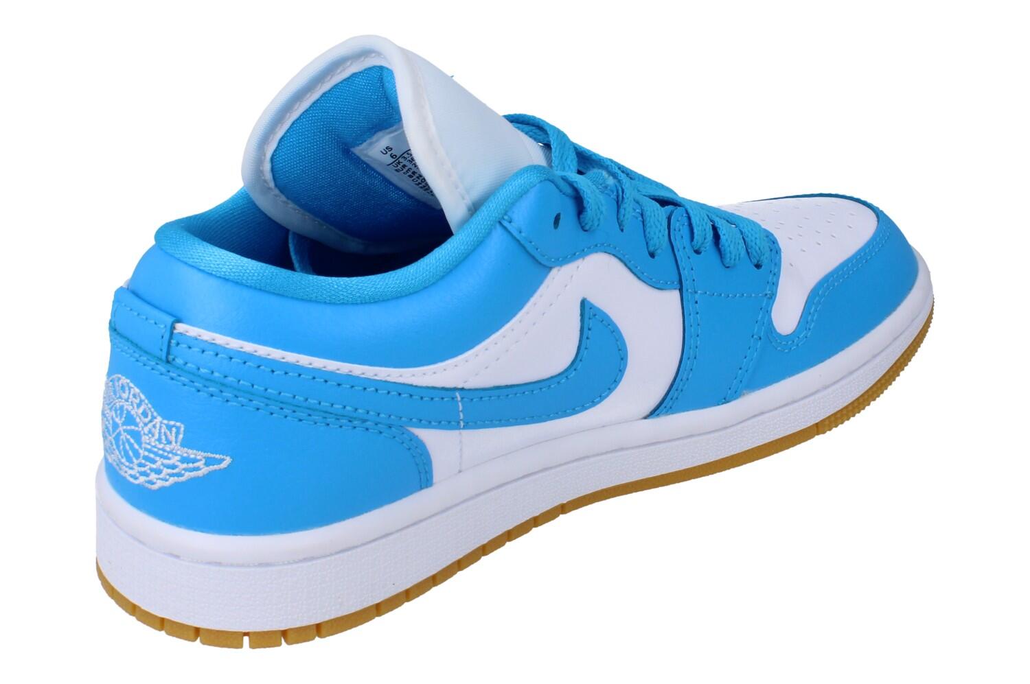Jordan 1 Low Donna White Gum Light Brown Dark Powder Blue 3/6