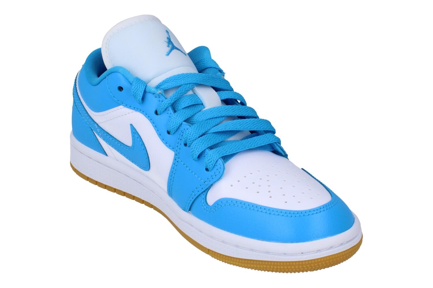 Jordan 1 Low Donna White Gum Light Brown Dark Powder Blue 4/6