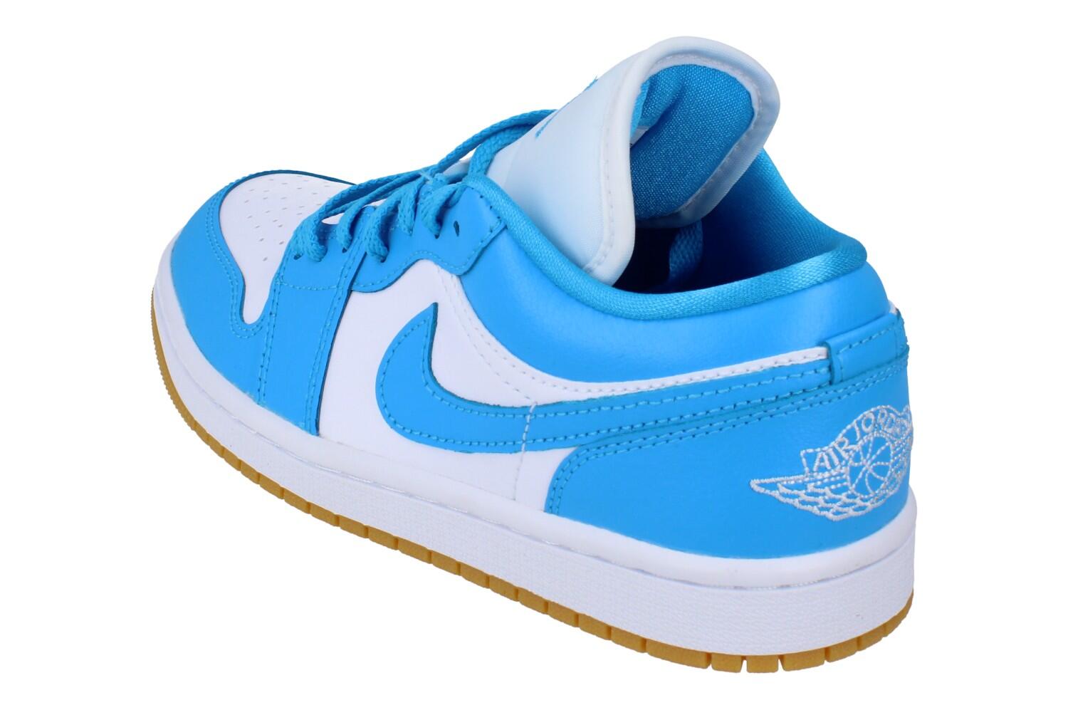 Jordan 1 Low Donna White Gum Light Brown Dark Powder Blue 2/6